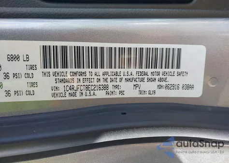 2014 Jeep Grand Cherokee Overland from USA, damaged, VIN 1C4RJFCT8EC216388